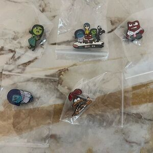 Inside out 2 lapel pins - set of 5 NEW